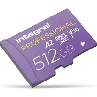 Integral SDXC Micro 512 GB U3 V30 A2