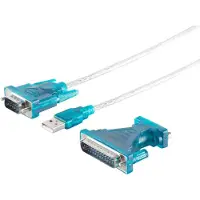 S-Conn S/CONN connectivité maximale Convertisseur USB 2.0 RS232, 1,5m (75605)