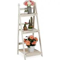 Relaxdays Escalier pour fleurs