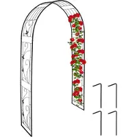 Relaxdays Rosenbogen (36 cm, 125 cm)