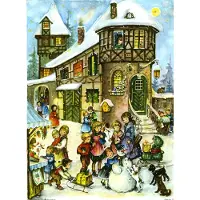 Sonstige Verlage 701 - Calendrier de l'Avent - Construire un bonhomme de neige