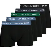 Jack & Jones Boxers 'Solid' bleu-gris / vert gazon / mûre / noir