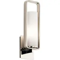Kichler Applique moderne avec abat-jour ovale chromé City Loft 1xE27 60W