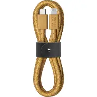 Native Union , Eco Belt Câble USB-C / Lightning - 1,2 m, jaune