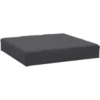 vidaXL Coussin de palette anthracite 60x60x9,5 cm tissu oxford