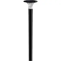 V-TAC Lampe solaire extérieure avec détecteur de mouvement 15W 2200lm IP65 noire VT-413-B
