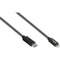GOOD CONNECTIONS USB2.0 Kabel C-Lightning MFI schw. 0,5m