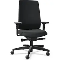 Dauphin Siège de travail ID 7045 plastique noir (41 - 55 cm)