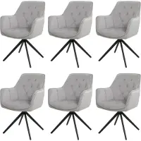 MCW Chaise de salle à manger -L80 (lot de 6)