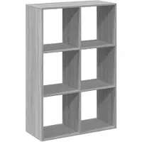 vidaXL Étagère séparatrice de pièce sonoma gris 69,5x29x103,5 cm