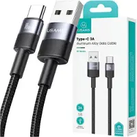 Usams Set Kabel Usb Na Usb-C 3A 1.2Mfast Charging Stalowy/Tarnish 30 Szt. Sj718Zj01 (Us-Sj718)