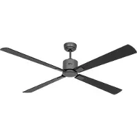 CasaFan DC Ventilateur de plafond Eco Neo III WiFi 152 BG SW-TK, Ventilateur, Noir, Gris, Argent