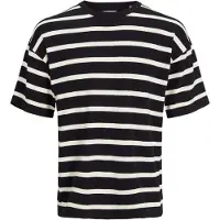 Jack & Jones Emil Knit Short Sleeve T-shirt Noir L Homme