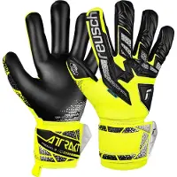 Reusch Gants de sport 'Attrakt Freegel Silver' jaune / noir