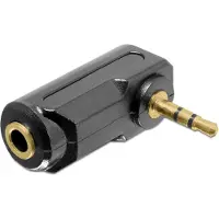 DeLOCK 65364 Klinke Adapter 3,5mm -> 3,5mm Bu/St 90°