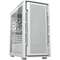 Cougar Boîtier PC UNIFACE White Mini Tower Mesh Front Panel 1x 120mm Fan TG Left Panel