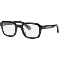 Philipp Plein Lunettes de Vue VPP083M 52/22/145 Nero lucido Acetato MAN VPP083M