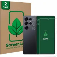 ScreenLeaf Film de protection d'écran, Protection d'écran Écologique, Clear, Anti-Rayures (Samsung Galaxy S25 Ultra), Téléphone portable : film de protection, Transparent