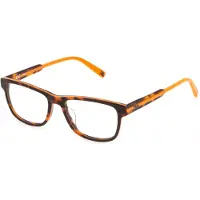 FILA Lunettes de Vue - - VFI304 - Acétate - Marron/Orange brillant - 51/16/140