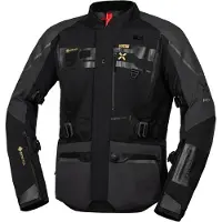 IXS Venture-GTX 1.0, veste laminée, noir et gris moyen, taille LXL (long)