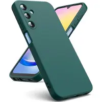 Screen Guard Professional Étui en silicone liquide pour Samsung Galaxy A25 5G (Samsung Galaxy A25 5G), Coque pour téléphone portable, Vert