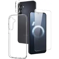 Northjo Galaxy A16 - Kit housse de téléphone et verre blindé (Samsung Galaxy A16 5G), Coque pour téléphone portable, Transparent
