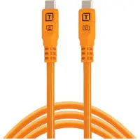 Tether Tools Câble TetherTools TetherPro Optima 10G USB-C, 1,8 m (droit à droit) Orange
