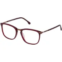 Lozza Lunettes de Vue VL4151 54/19/140 Rosso opalino lucido Acetato MAN VL4151