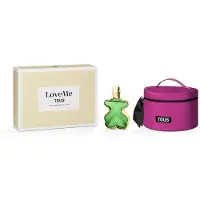 Tous Loveme The Emerald Elixir Parfum Set 90ml + Bag