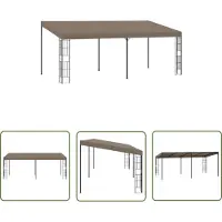 The Living Store Pavillon mural 6x3 m taupe tissu