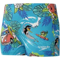 Speedo Boxer de bain Digital Allover Aqua Garçons