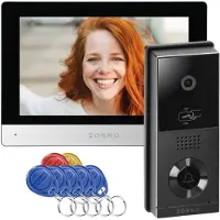 ORNO Sonnette vidéo OR-VID-MA-1079/B, XIRAN, 8" LCD FHD RFID, Tuya Smart