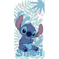 Aymax Lilo & Stitch -Stitch Assi -Serviette De Plage 100% Polyester 70x140c