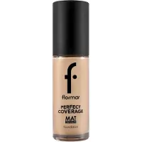 Flormar Perfect Coverage Mat Touch Foundation fond de teint matifiant pour peaux mixtes à grasses teinte 308 Fair Ivory 30 ml