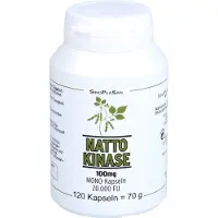 SinoPlaSan Nattokinase MONO 100mg | 120 gélules | 20.000 FU | sans vitamines K1 & K2 | sans soja | végétalien