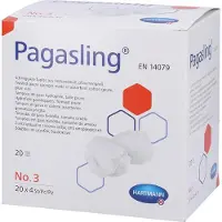 Pagasling : compresses de gaze stériles, taille 3, de la taille d'une prune 20x4 pc(s) Tampon