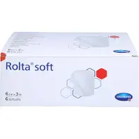 Rolta SOFT bandage en coton 3m x 6cm, 6pcs