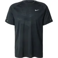 Nike T-Shirt fonctionnel 'ADV STRIDE' gris clair / noir