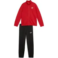 Puma Poly Tracksuit Rouge 11-12 Years Enfants