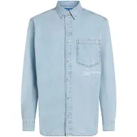 Karl lagerfeld Jeans A2m16021 Denim Long Sleeve Shirt Bleu S Homme