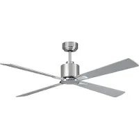 Lt-luce Ventilateur de plafond en acier inoxydable Airfusion Climate I Ø132cm