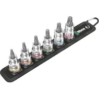 Wera Belt C 3 TORX HF Zyklop Jeu de douille-embouts TORX 1/2" avec fonction de retenue, 6 pièces