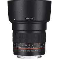 Samyang 85mm F1.4 Sony A-Mount (Sony A, APS-C / DX), Objectif, Noir