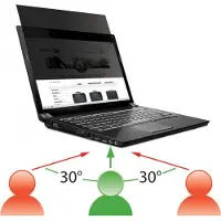 Mobilis Filtre de confidentialité Film protection anti regard pour écran fixe / ordinateur portable 15.6" W (16:9) - Dimensions : 344 x 194,5 mm