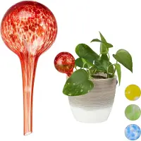 Relaxdays Globe d'arrosage lot de 2, couleur (Boules d'arrosage)