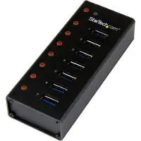 StarTech.com .com ST7300U3M Concentrateur d'interface USB 3.2 Gen 1 (3.1 Gen 1) Type-B 5000 Mbit/s Noir