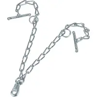 Kerbl Maillon double , avec mousqueton et manette, 6 mm