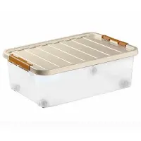 Heidrun Rollerbox 25 l, 52 x 36 x 18 cm avec 4 roulettes