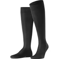 Falke Mi-bas noir, Unicolore