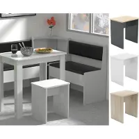 Hioshop Tabouret en bois cube repose-pieds table d'appoint Esal Tabouret en bois cube repose-pieds table d'appoint Esal